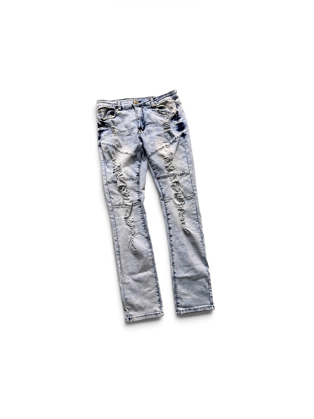 Light Wash Distressed Women’s Jeans